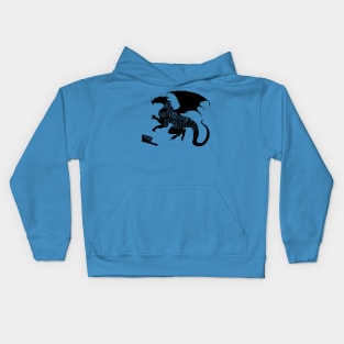 Adventurous Butchery Cuts - Fantasy Dragon Craft Butchery Diagram Kids Hoodie